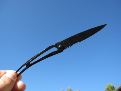 Couteau ultra-léger Baladéo 34g noir