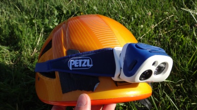 Tikka R+ sur un casque Meteor III+ Tikka R+ sur un casque Meteor III+