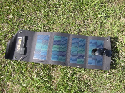 Panneau Global Solar Sunlinq 3 6,5 W replié