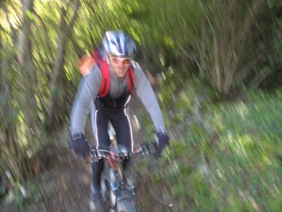 Descente mi-ombre mi-lumière sur Cham-Zermatt à VTT BUL