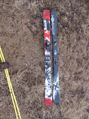 Comparaison Mantra 170cm (à gauche) et X-Series Logic en 168cm