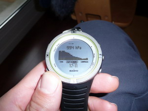 le profil barométrique barometre suunto core