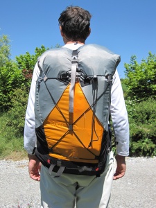 Sac à dos Aarn Featherlite Freedom 50+12 vu de dos Sac à dos Aarn Featherlite Freedom 50+12 vu de dos