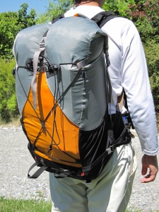 Sac à dos Aarn Featherlite Freedom 50+12 vu de dos Sac à dos Aarn Featherlite Freedom 50+12 vu de dos