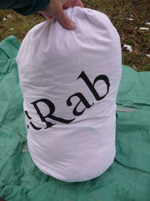 Rab Quantum 250 Endurance, sac de stockage en coton