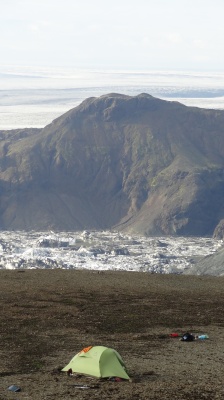 MSR Nook en Islande, à côté des glaciers