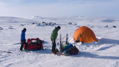 Test de la Conqueror sur les plateaux du Hardangervidda en Norvège