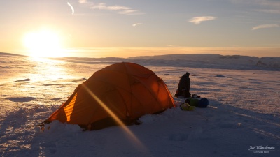 Test de la Conqueror sur les plateaux du Hardangervidda en Norvège