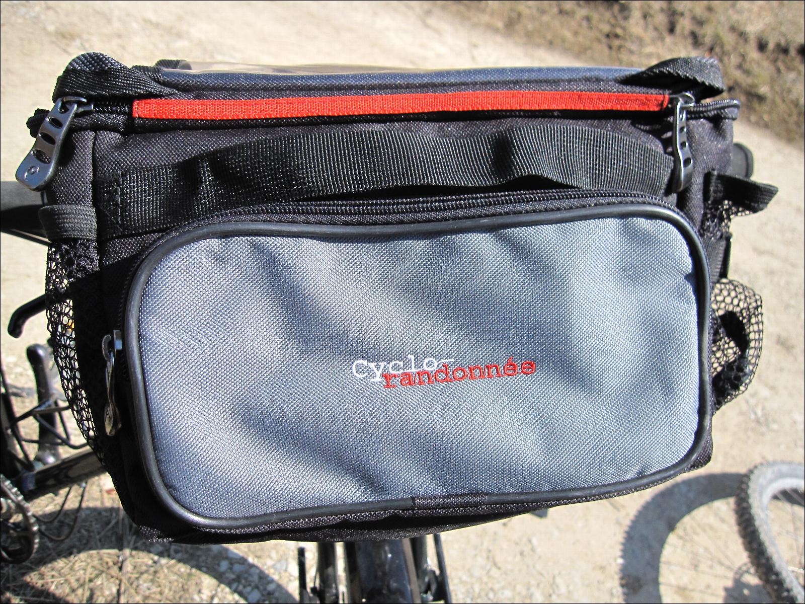Sacoche Guidon Vélo Imperméable - 19x14x9 Cm - Bandes Réfléchissantes - Pour Vélo, Vélo Électrique, Moto