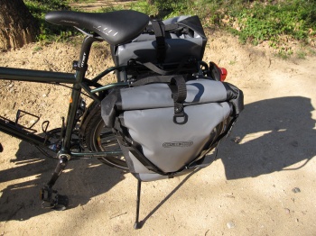 Sacoches Ortlieb Back-Roller Classic montées