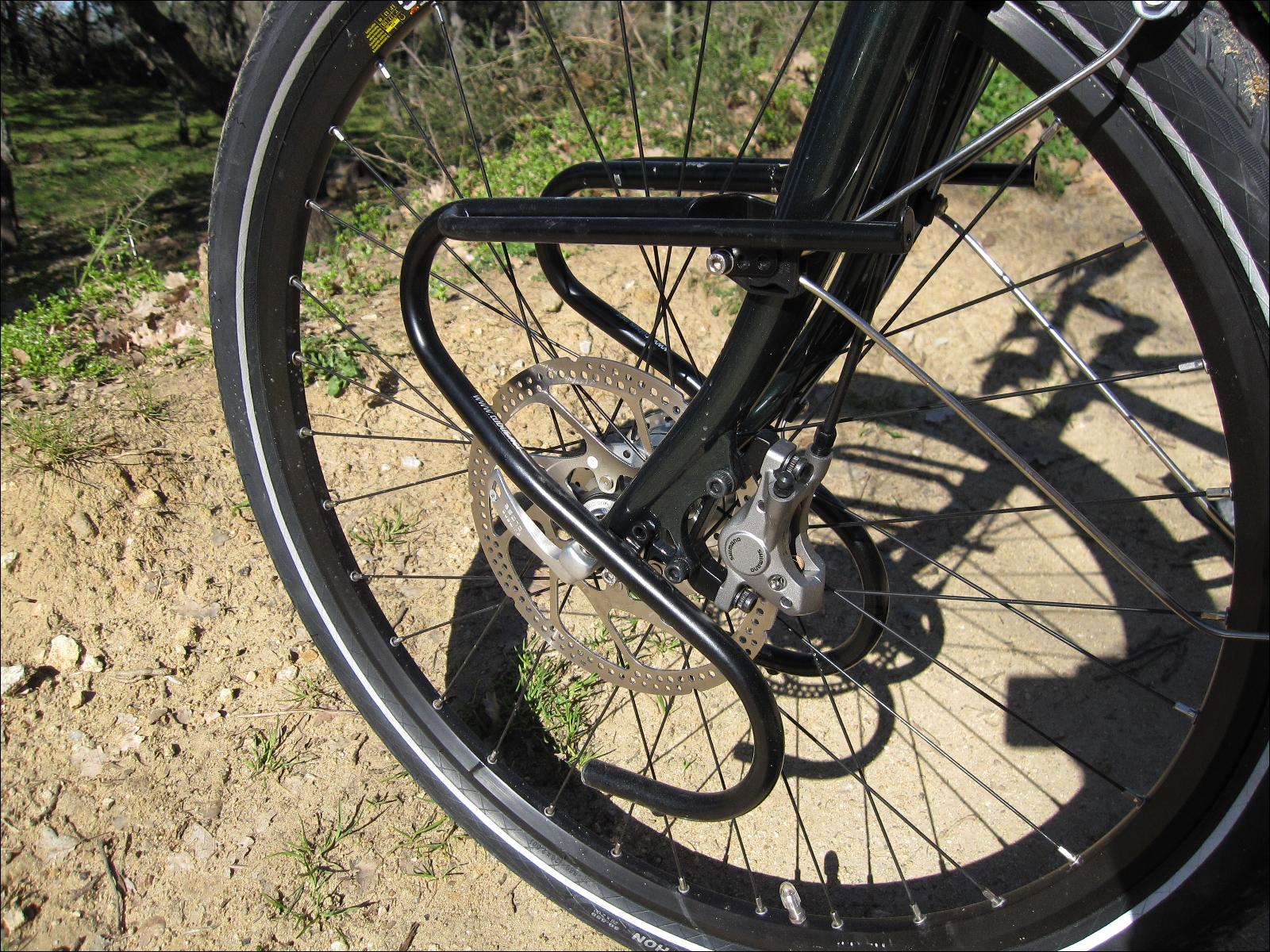 porte bagage avant vtt frein a disque