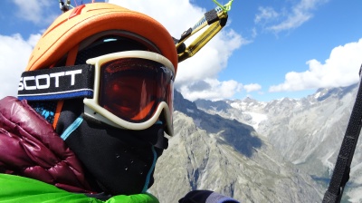 Balaclava cross tech en parapente, bonne protection intégrale du visage et du cou