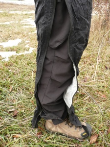 Pantalon imperméable Ferrino Kumbu Pants, ouverture latérale intégrale possible