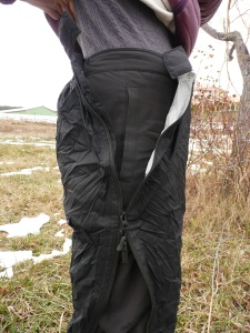 Pantalon imperméable Ferrino Kumbu Pants, ouverture latérale intégrale possible