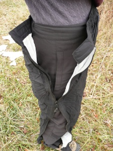 Pantalon imperméable Ferrino Kumbu Pants, ouverture latérale intégrale possible