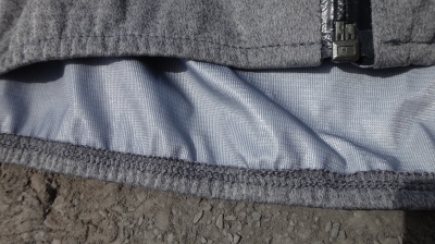 Zoom tissu et taille élastique