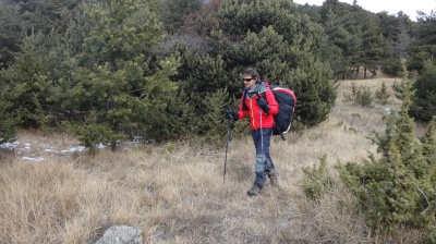 Vol rando parapente hivernal avec la veste Les Drus Gtx Pro