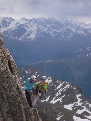 Grande voie en Suisse (gendarme d'Orny, 2700m env.) avec la veste Millet Ltk Gtx Jkt 