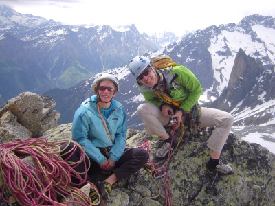 Grande voie en Suisse (gendarme d'Orny, 2700m env.) avec la veste Millet Ltk Gtx Jkt 