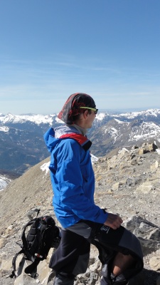 Ski de rando dans les Hautes-Alpes avec la veste Millet Trilogy Gtx jacket, 2800m