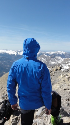 Ski de rando dans les Hautes-Alpes avec la veste Millet Trilogy Gtx jacket, 2800m