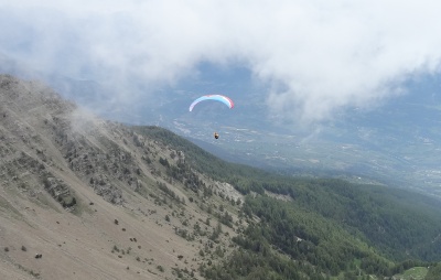 Vol rando parapente avec la veste R'adys