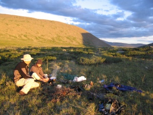 Bivouac en Mongolie