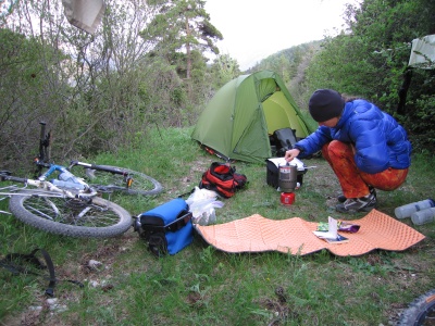 Réchaud MSR Reactor, VTT sur les chemins du soleil