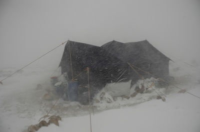 Camp de base parking (4600 m)