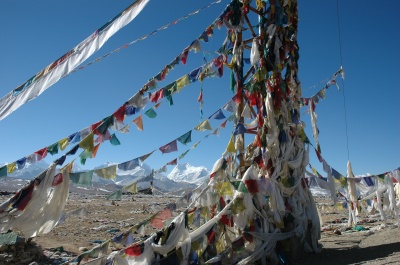 Mantras, drapeaux à prières