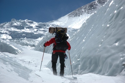 Entre camp de bas et camp 1