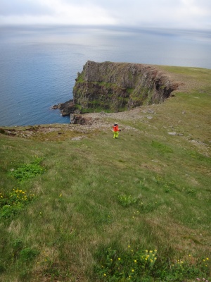 De l'autre côté de ce col, une zone superbe et très sauvage, nord ouest de Haelavik