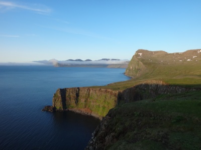 De l'autre côté de ce col, une zone superbe et très sauvage, nord ouest de Haelavik