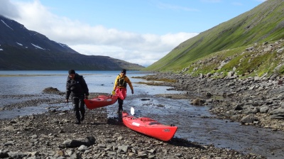 Bivouac kayak au fond du fjord