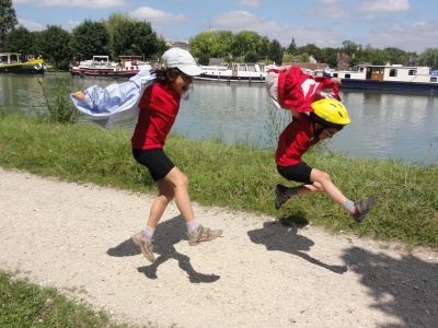 Le Canal de Bourgogne Sud à vélo en famille