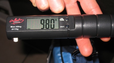 Chargement pour 5 : 33 kg Chargement pour 5 : 33 kg