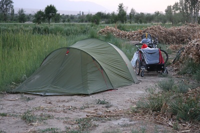 Voyage à vélo Pekin Strasbourg cyclo famille, 2 enfants