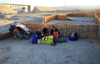 Voyage à vélo Pekin Strasbourg cyclo famille, 2 enfants