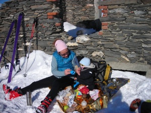 Haute Trace des Escartons à ski pulka - Queyras et vallée de  la Clarée