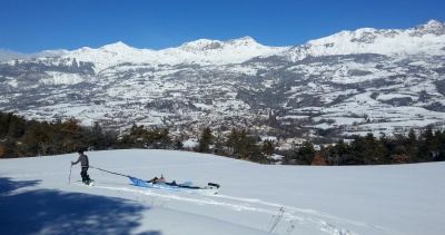 La vue est superbe après la chute d'hier à basse altitude !