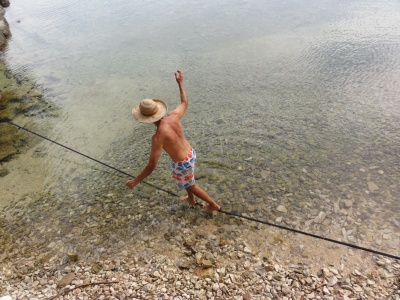 Slackline au bivouac