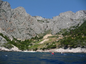 La surperbe façade sud-ouest de l'île de Hvar