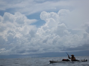 Ambiance orage, le lot quotidien de ce voyage...