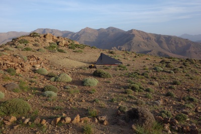 Bivouac avant le Toubkal