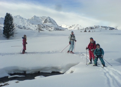 Rando à ski avec les enfants