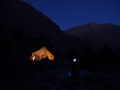 Bivouac dans l'Atlas