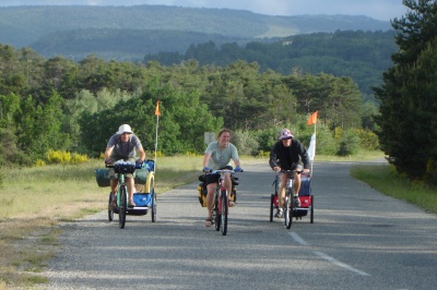 Voyage à vélo - Gorges du Verdon en famille