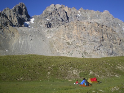 Bivouac au lac de Ste Anne