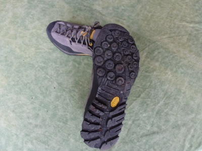 La Sportiva Boulder X : semelle vibram et climbing zone