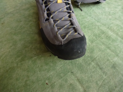 La Sportiva Boulder X : enrobage pointe